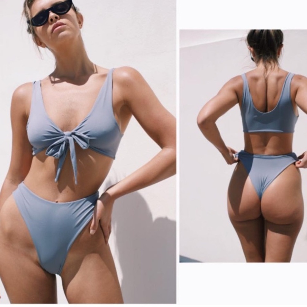 IN SEARCH OF 437 FOUR THREE SEVEN stone kim bikini top audrey bottoms